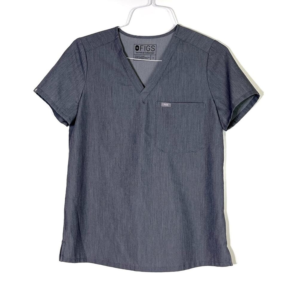 FIGS Catarina 1 Pocket Scrub Top Small EUC